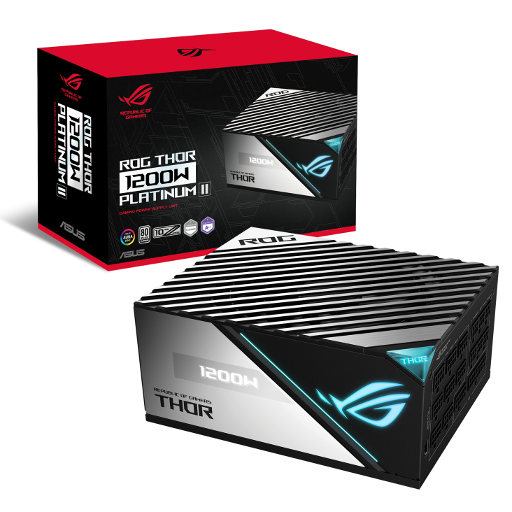 一剑装机-华硕 ROG 雷神二代 额定1200W 白金全模组 电源 黑华硕 ROG 雷神二代 额定1200W 白金全模组 电源 黑 PCIE5.0